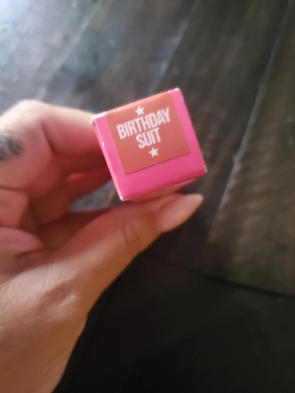 Jeffree Star Birthday Suit Pink Lipstick